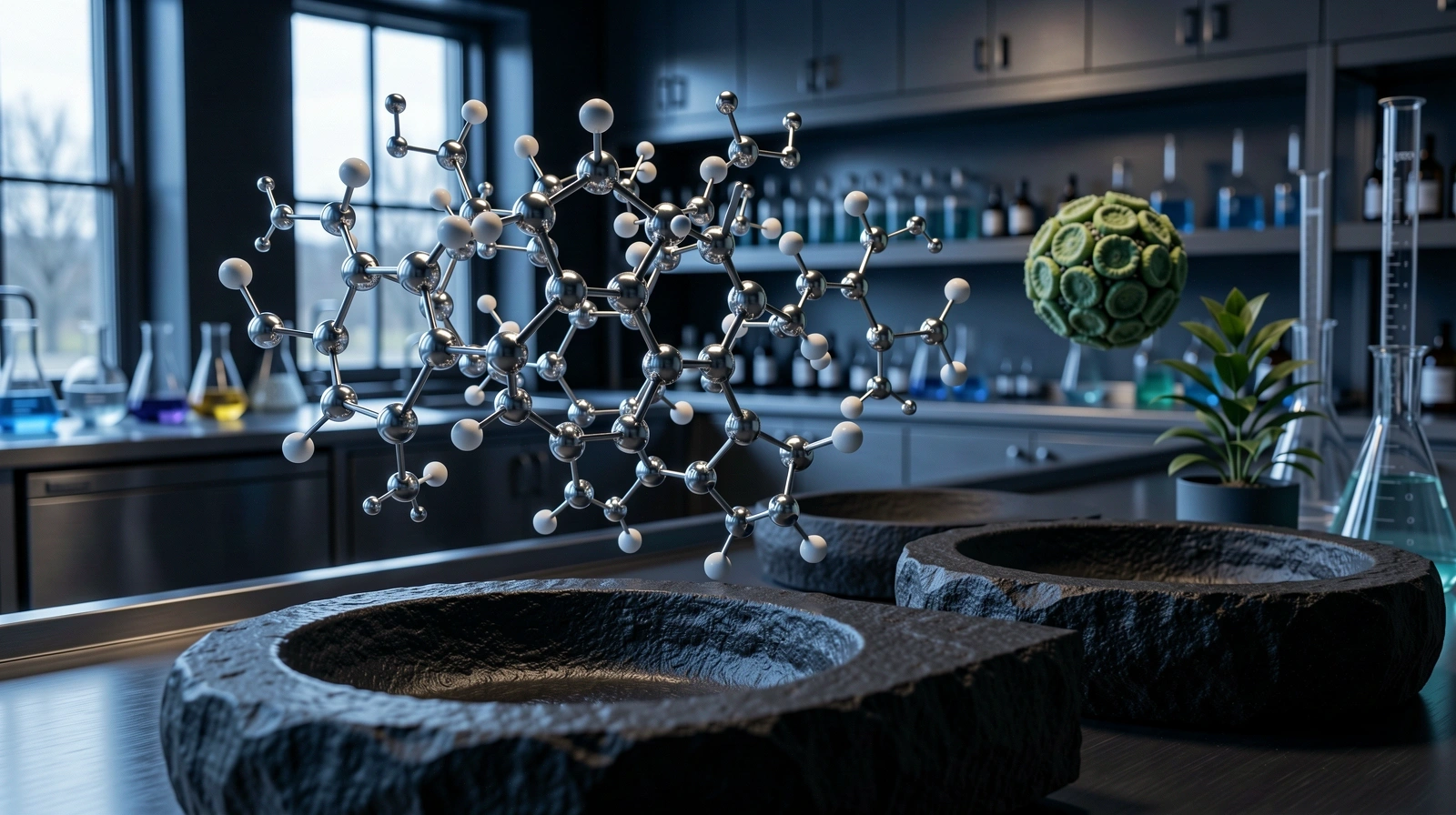 Molecular structure visualization