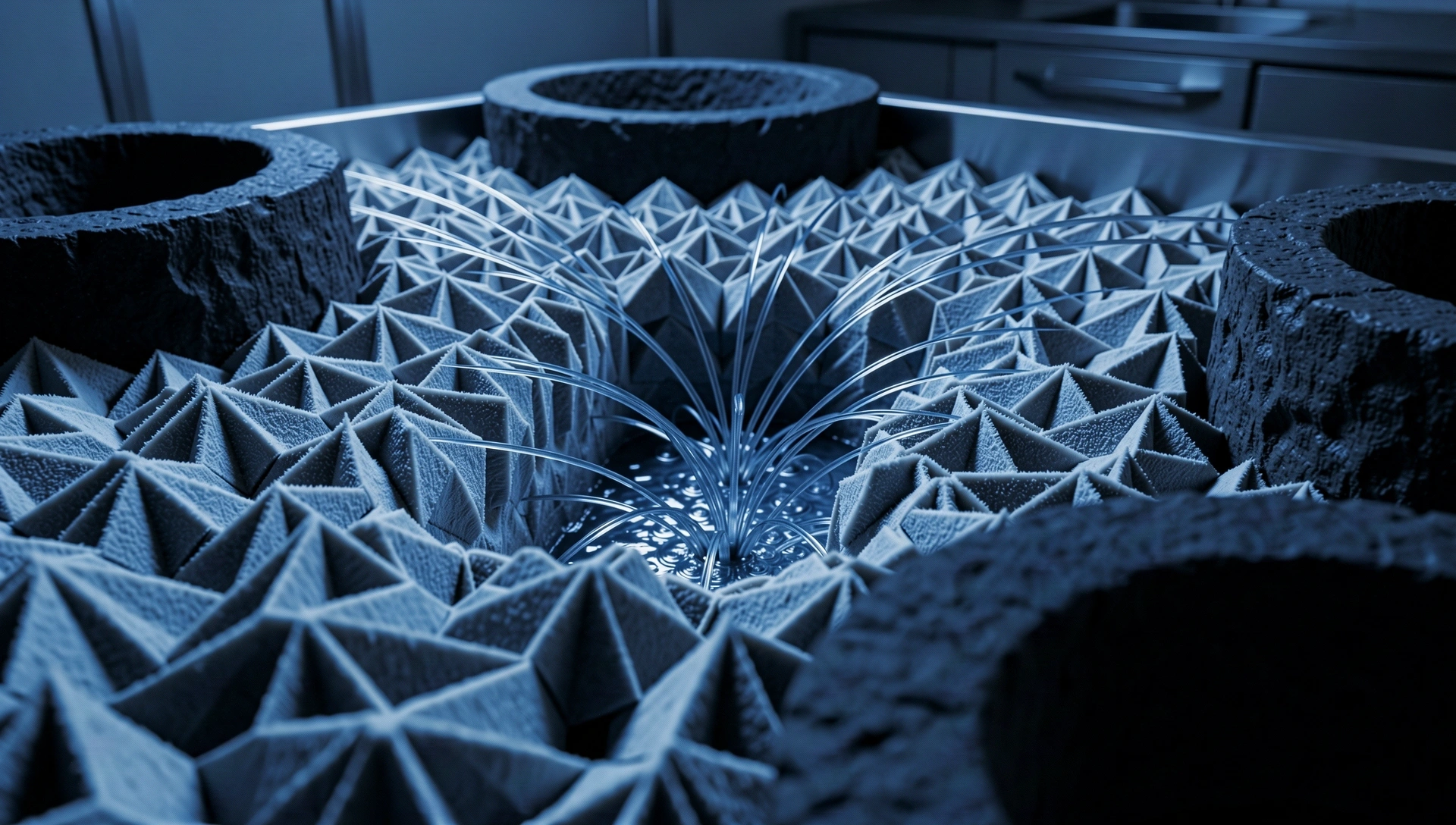 Microscopic representation of cellular energy structures
